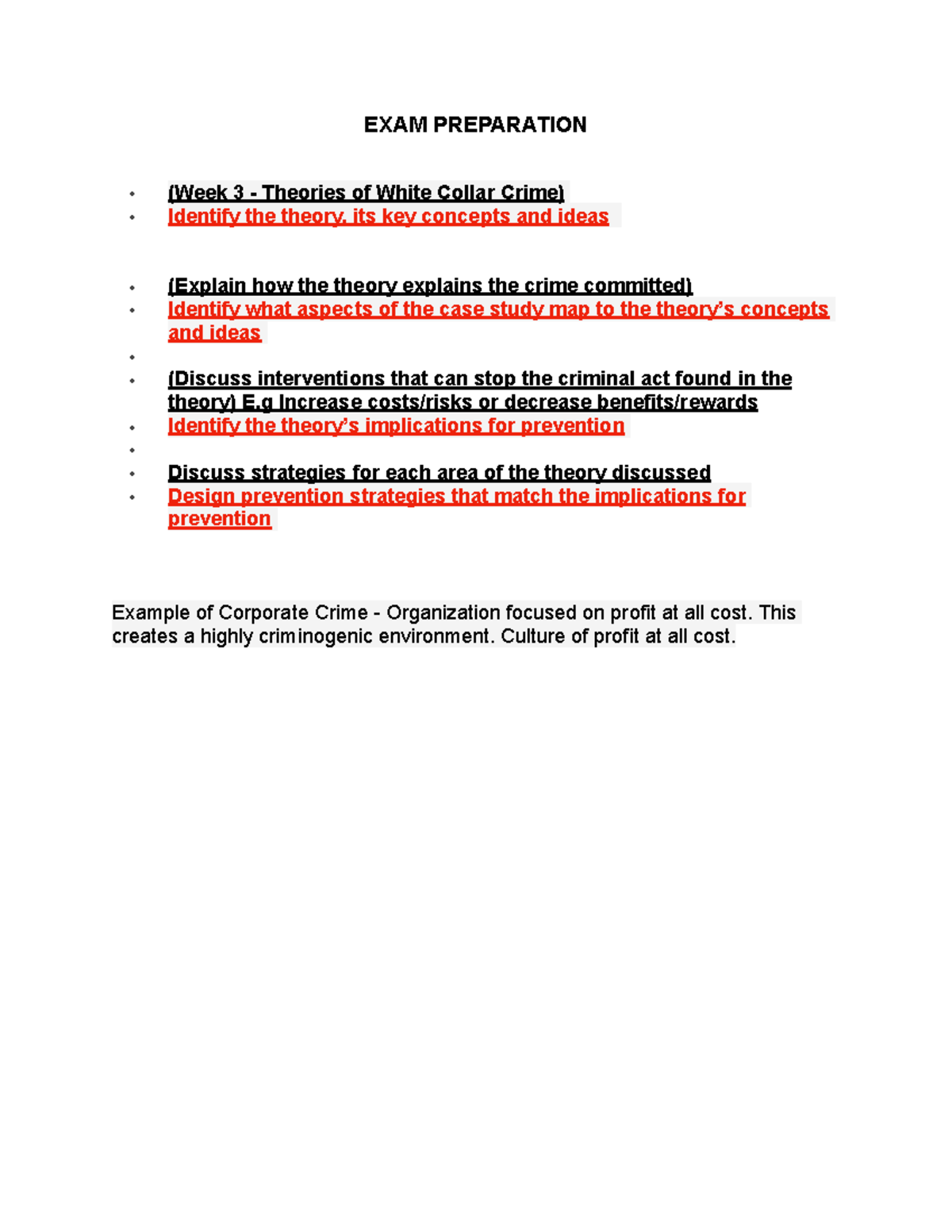 WCC Exam Preperation - Lecture notes Week1 - Week 12 - EXAM PREPARATION ...