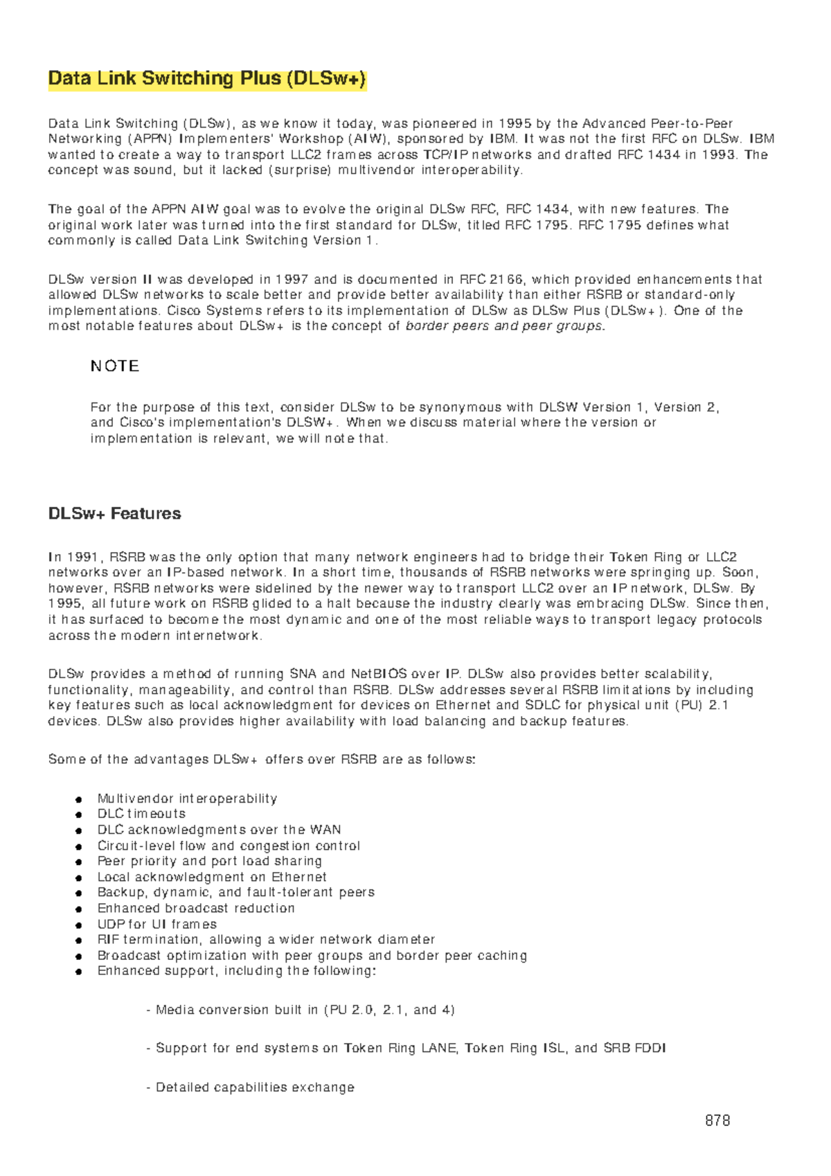 Chapter 13 Configuring Bridging and Data Link Switching Plus Part 4