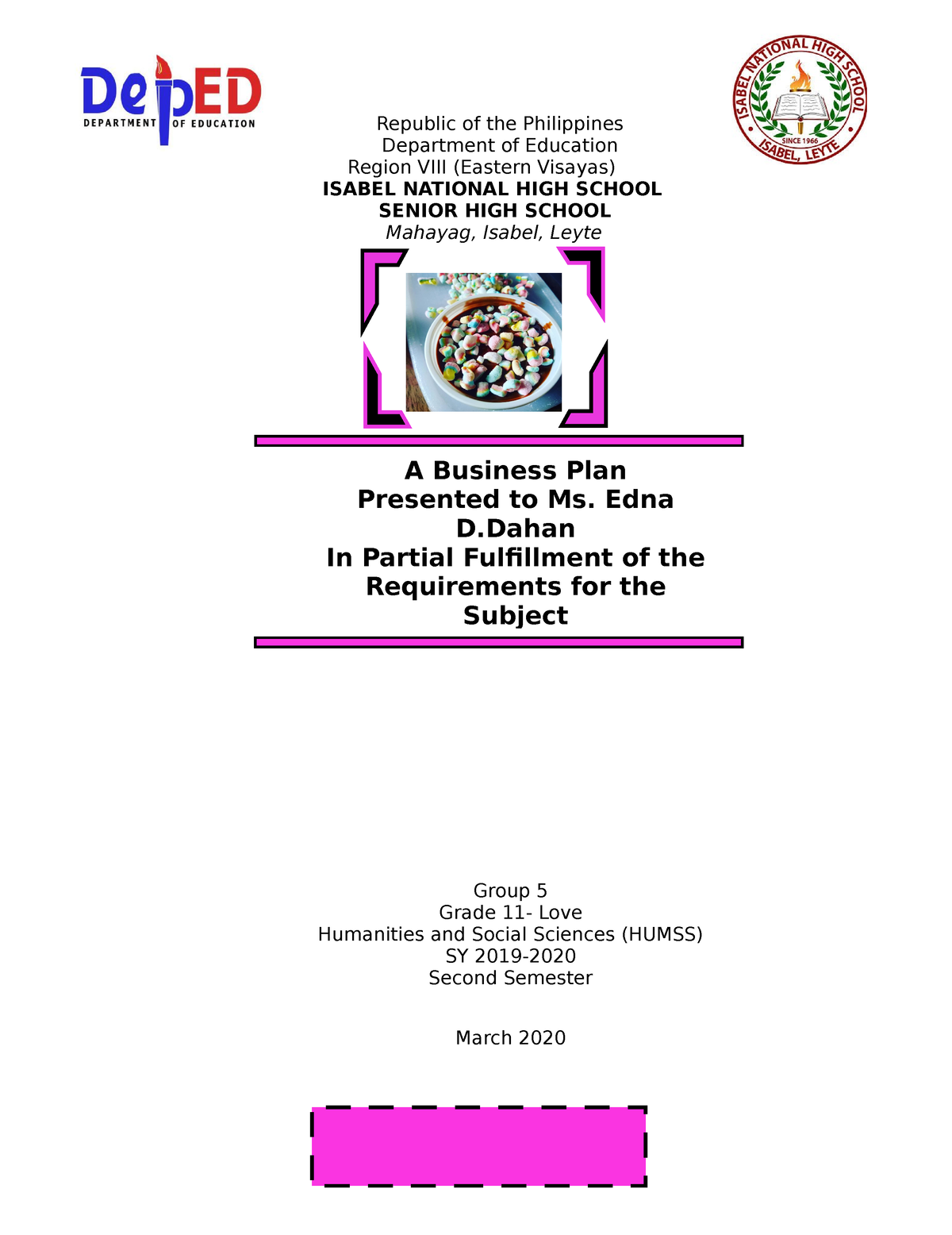 school supplies business plan philippines