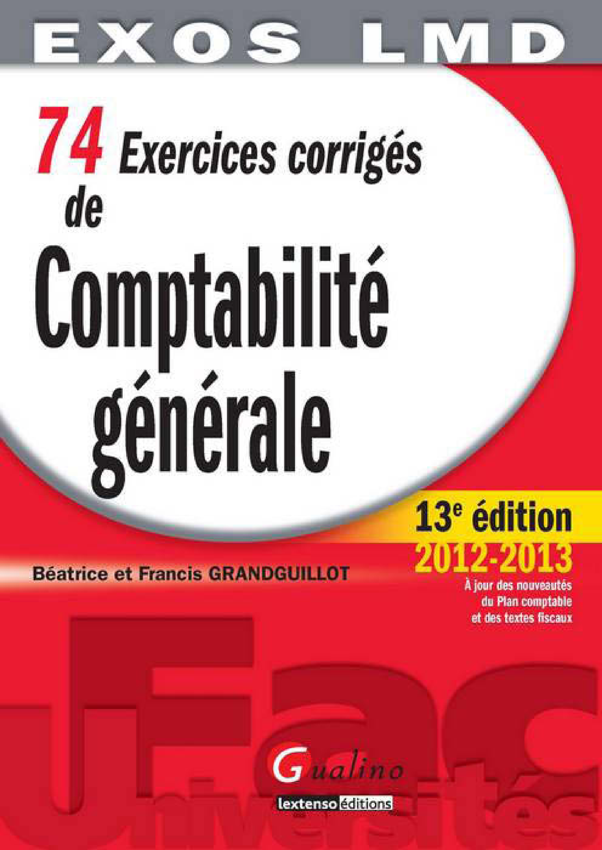 74 Exercices Corrig Ã©s De Comptabilit Ã© G Ã©n Ã©rale (BÃ©atrice Et ...