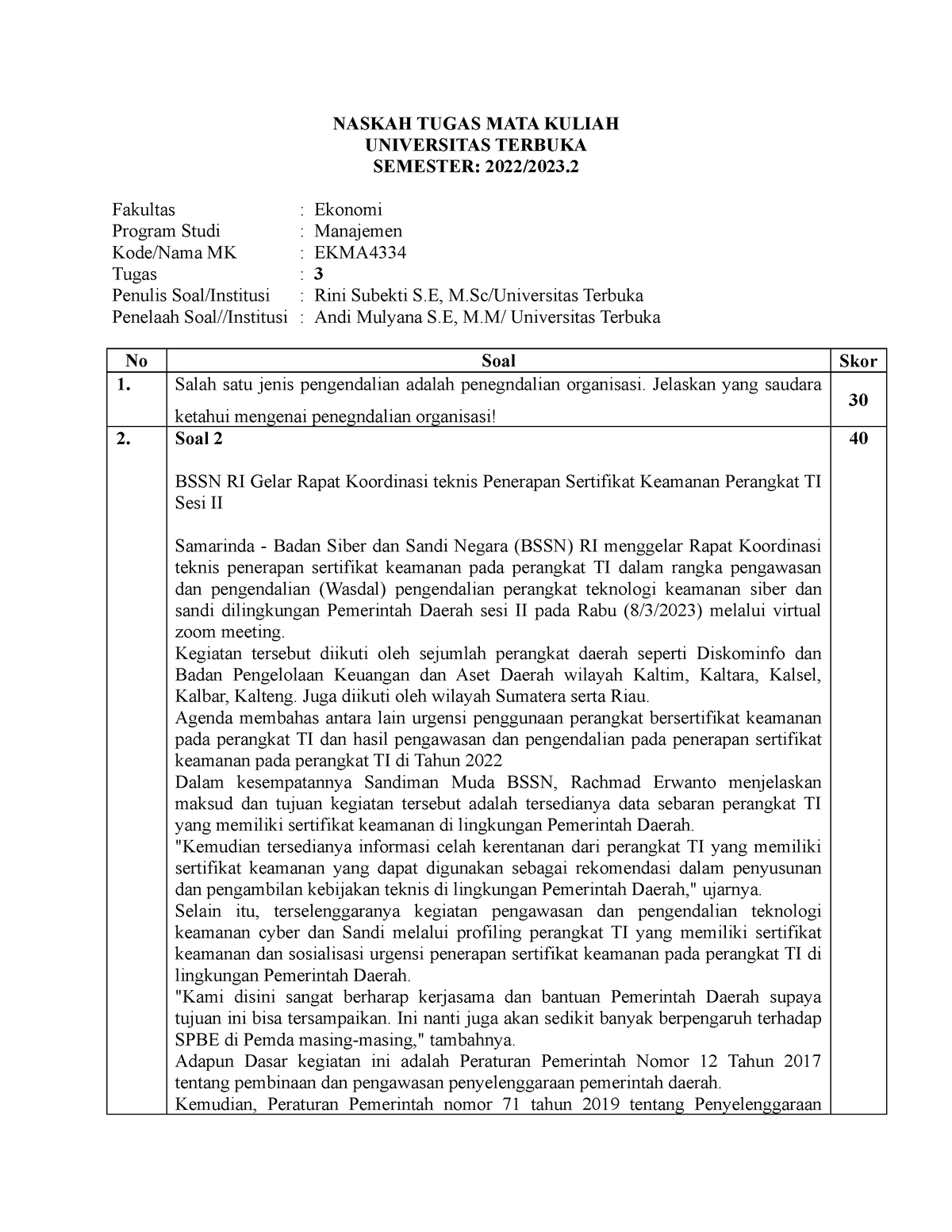 Naskah EKMA 4434 Tugas 3 - NASKAH TUGAS MATA KULIAH UNIVERSITAS TERBUKA ...