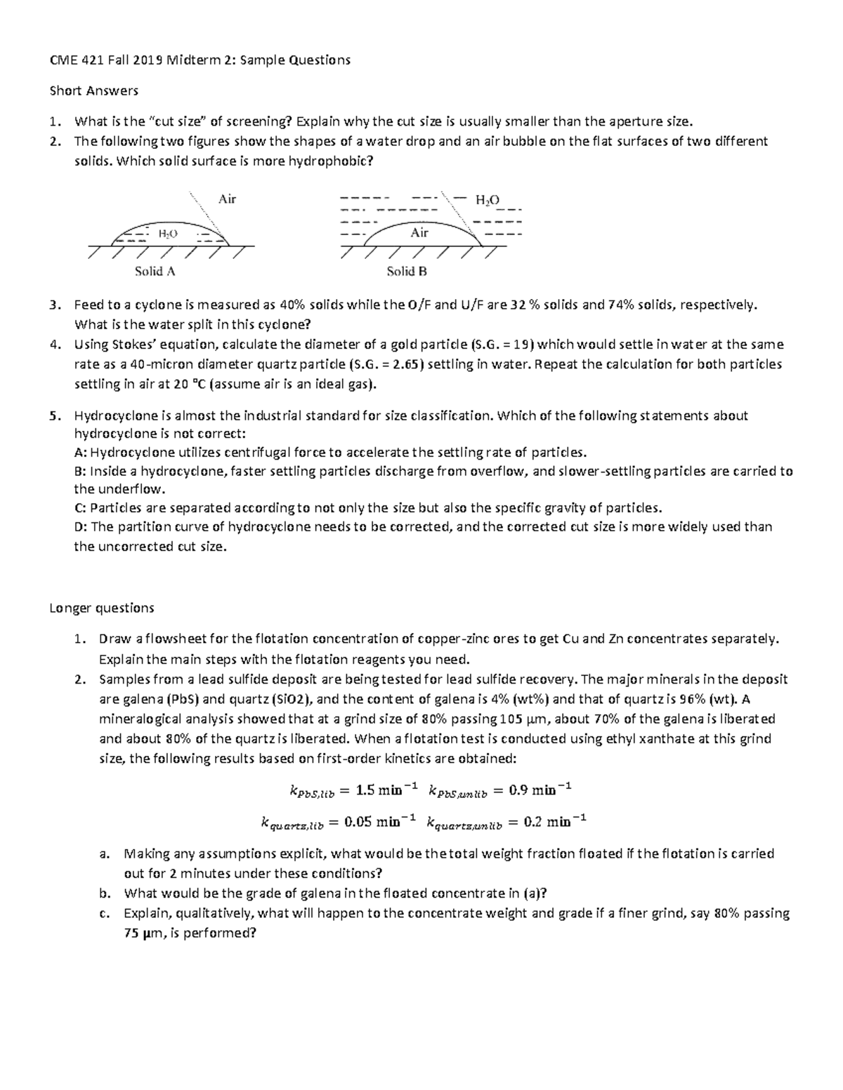 Midterm 2 7 October 2013 Questions And Answers Warning Tt Undefined Function 32 Warning 9760