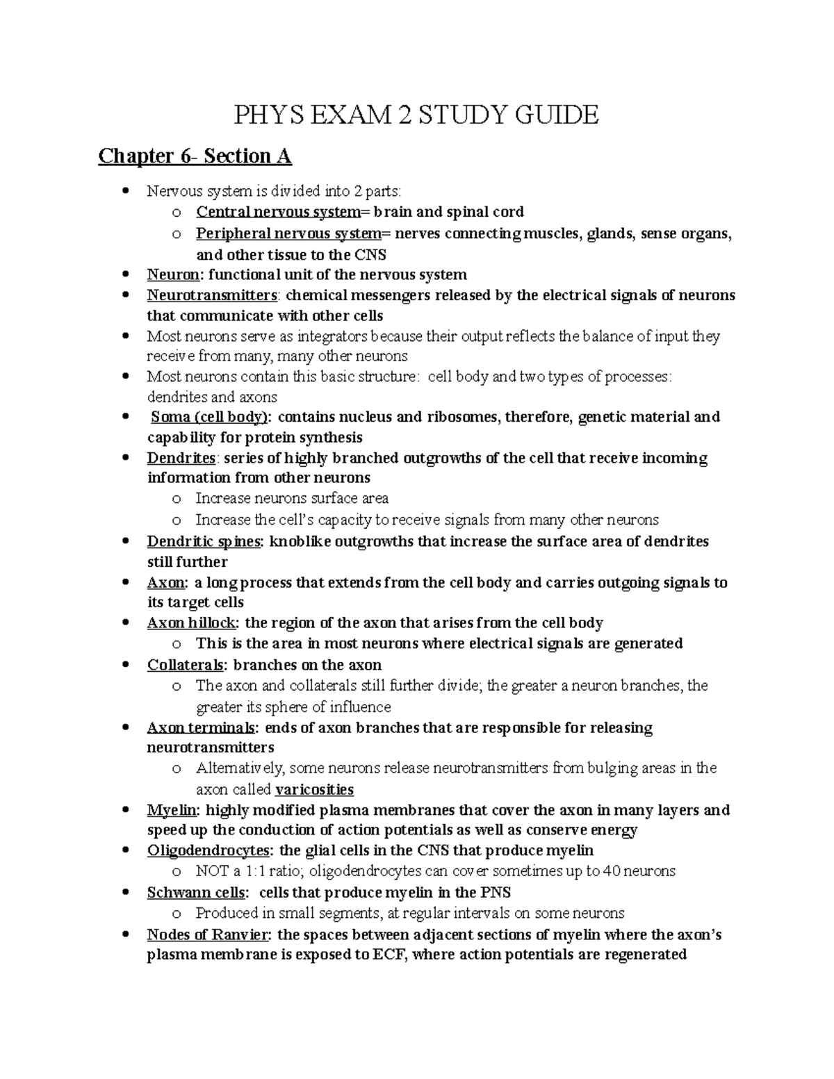 Phys Exam 2 Study Guide lecture notes for exam 2 PHYS EXAM 2 STUDY