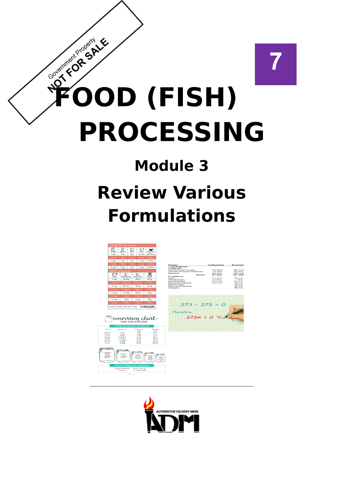 Food Processing TLE 7 AFA-FP M3 V3 - FOOD (FISH) PROCESSING Module 3 ...