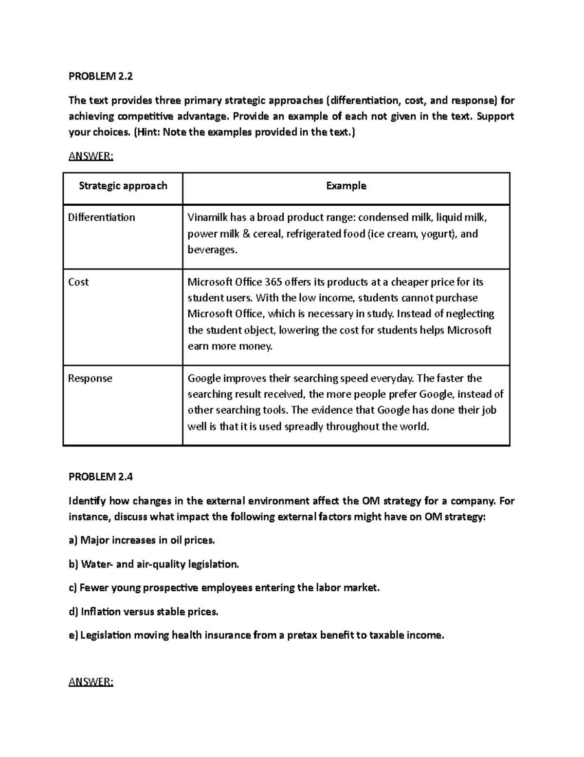 homework-chapter-02-production-and-operations-management-problem-2