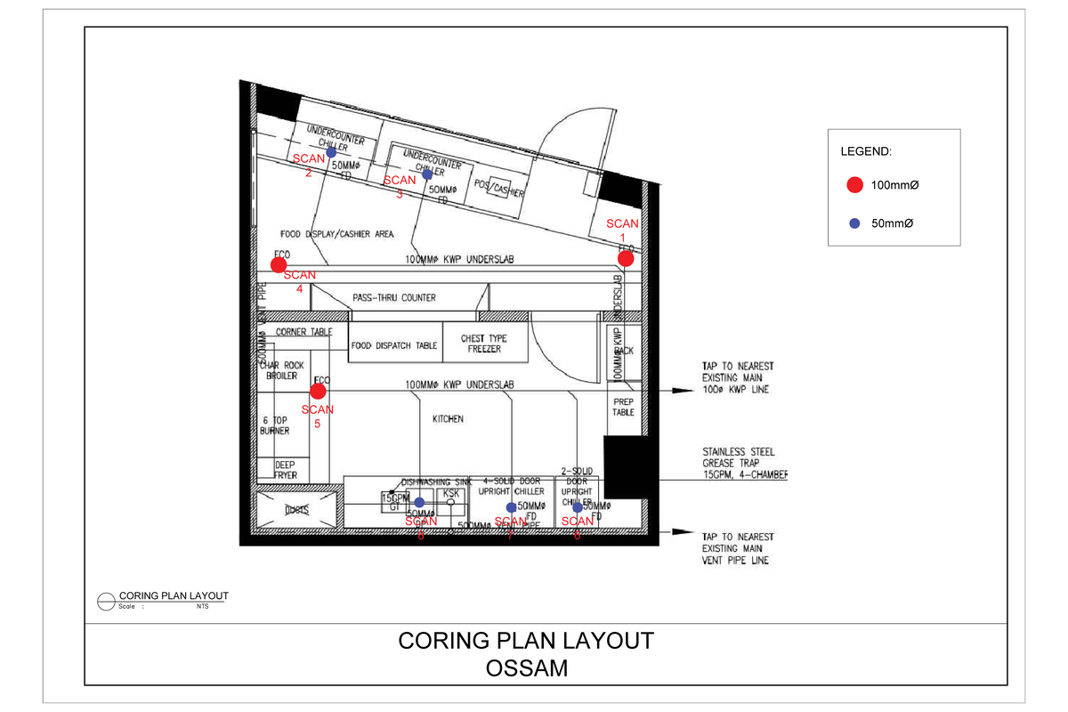 Coring PLAN WITH SCAN Layout - Enterprise Research 1 - CORING PLAN ...