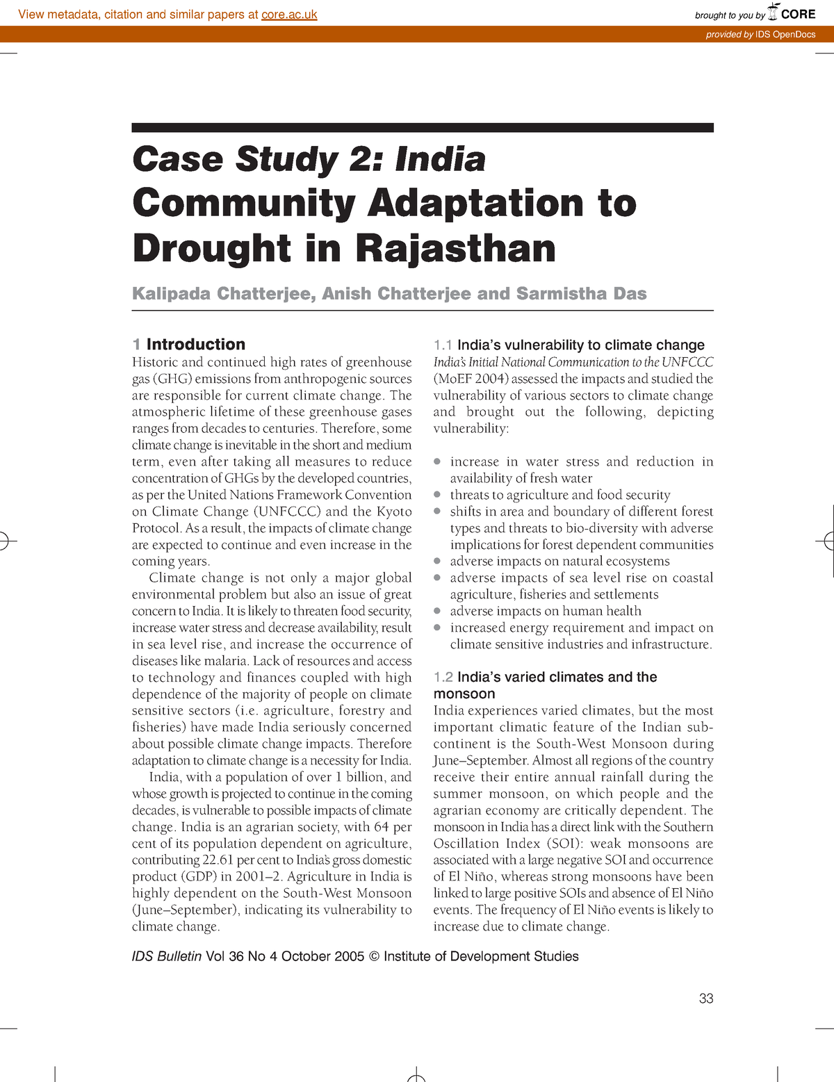 case study of drought in rajasthan
