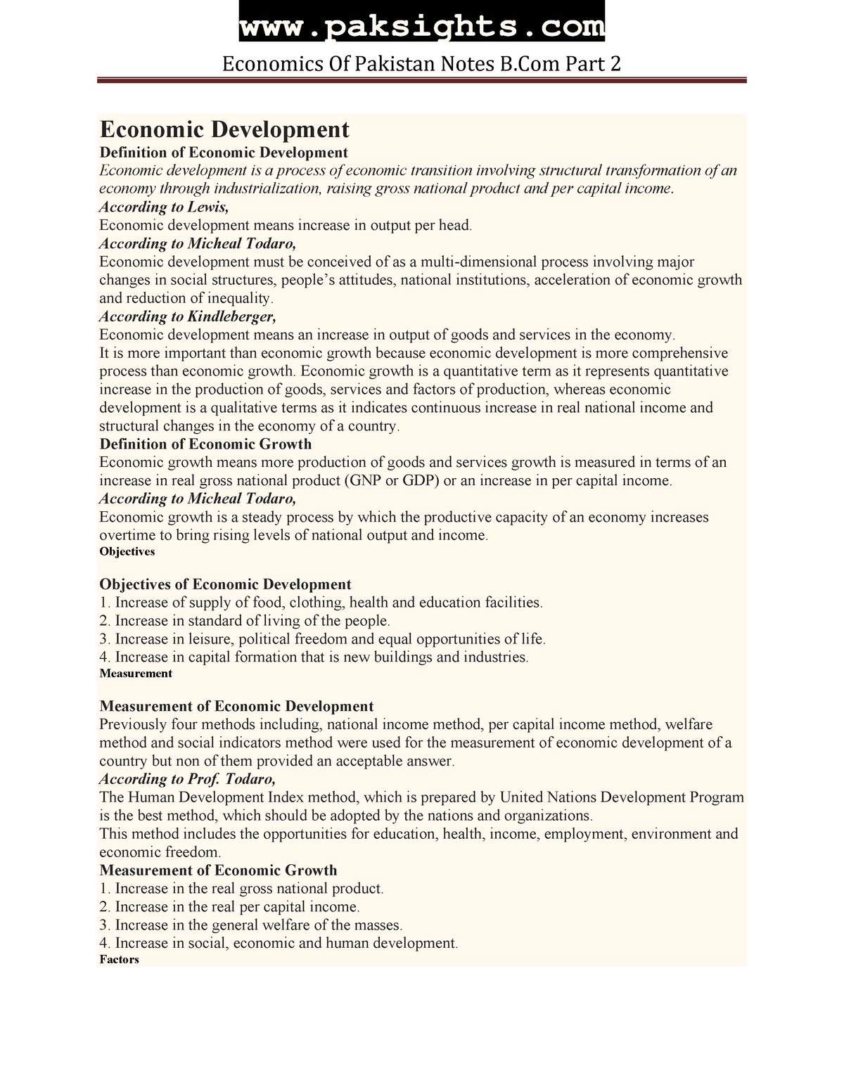 Null-2 - Business Taxation B.com - Economics Of Pakistan Notes B Part 2 ...