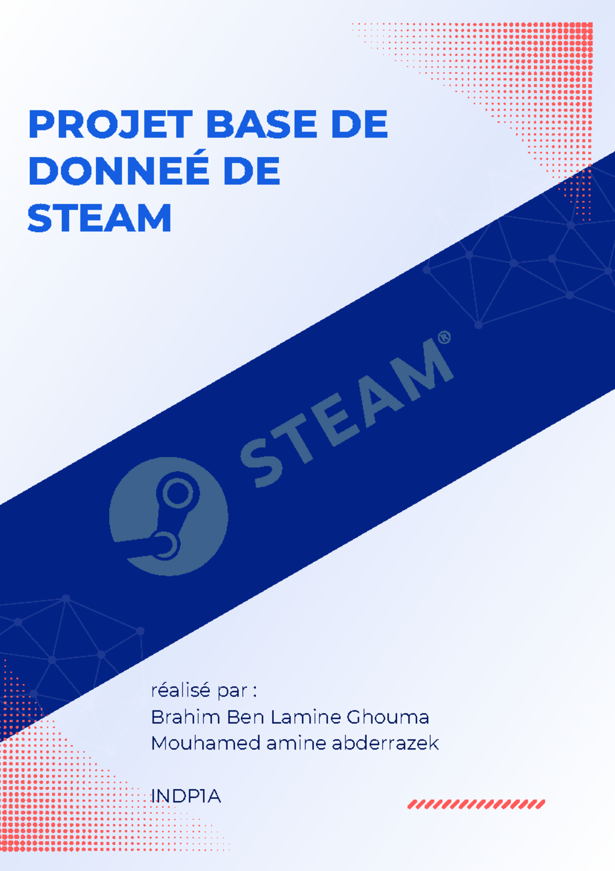 Ilovepdf merged - vcxxc - PROJET BASE DE DONNEÉ DE STEAM réalisé par ...
