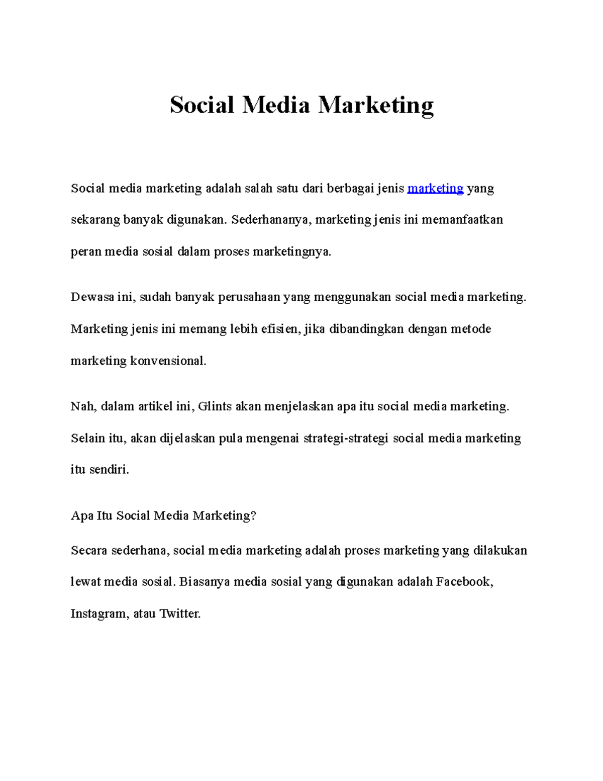 Social Media Marketing - Social Media Marketing Social Media Marketing ...