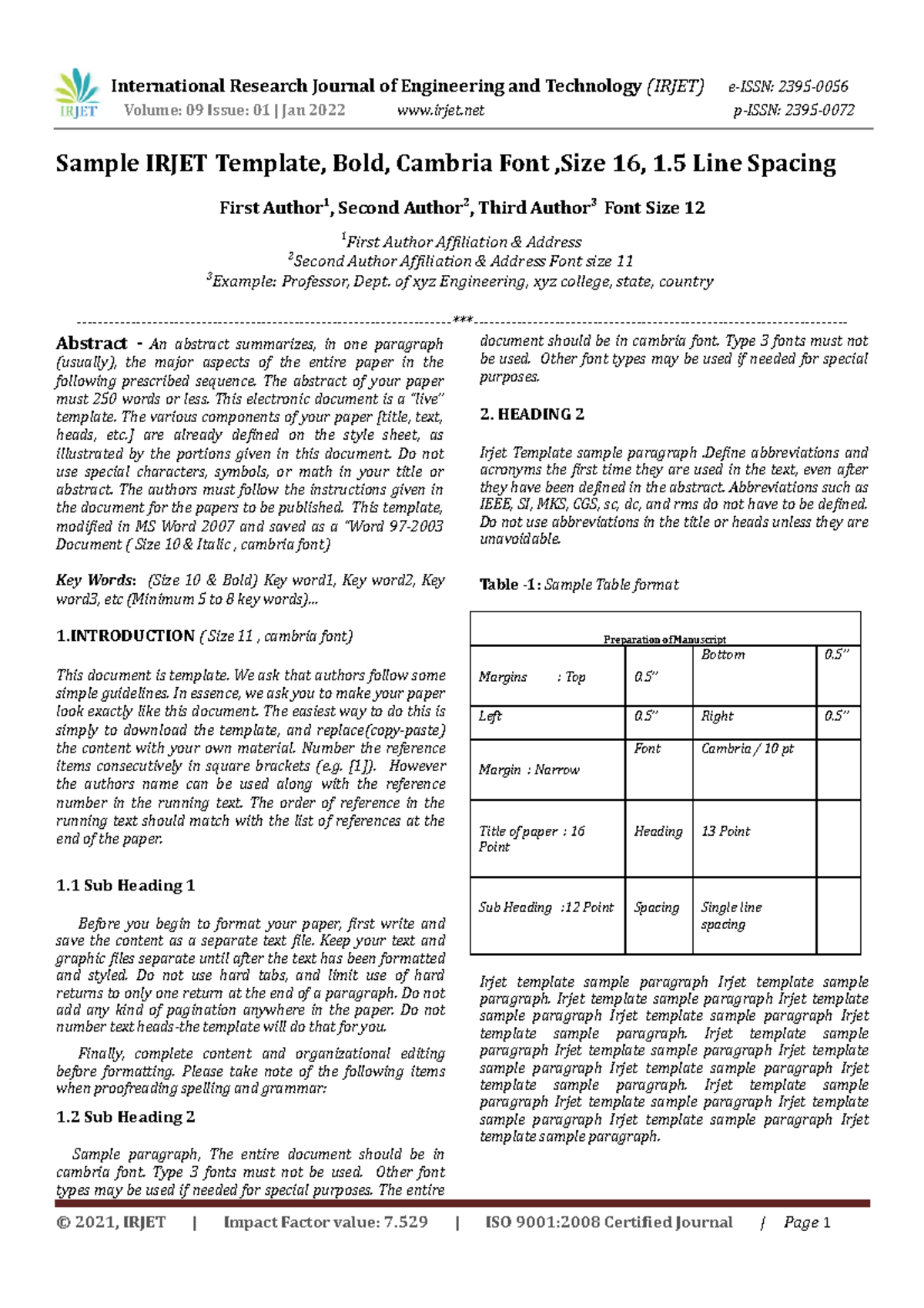 Irjet-Manuscript-Template jdiekdkd jdidkdkdf ndjskdjdd jsidkdnf ...