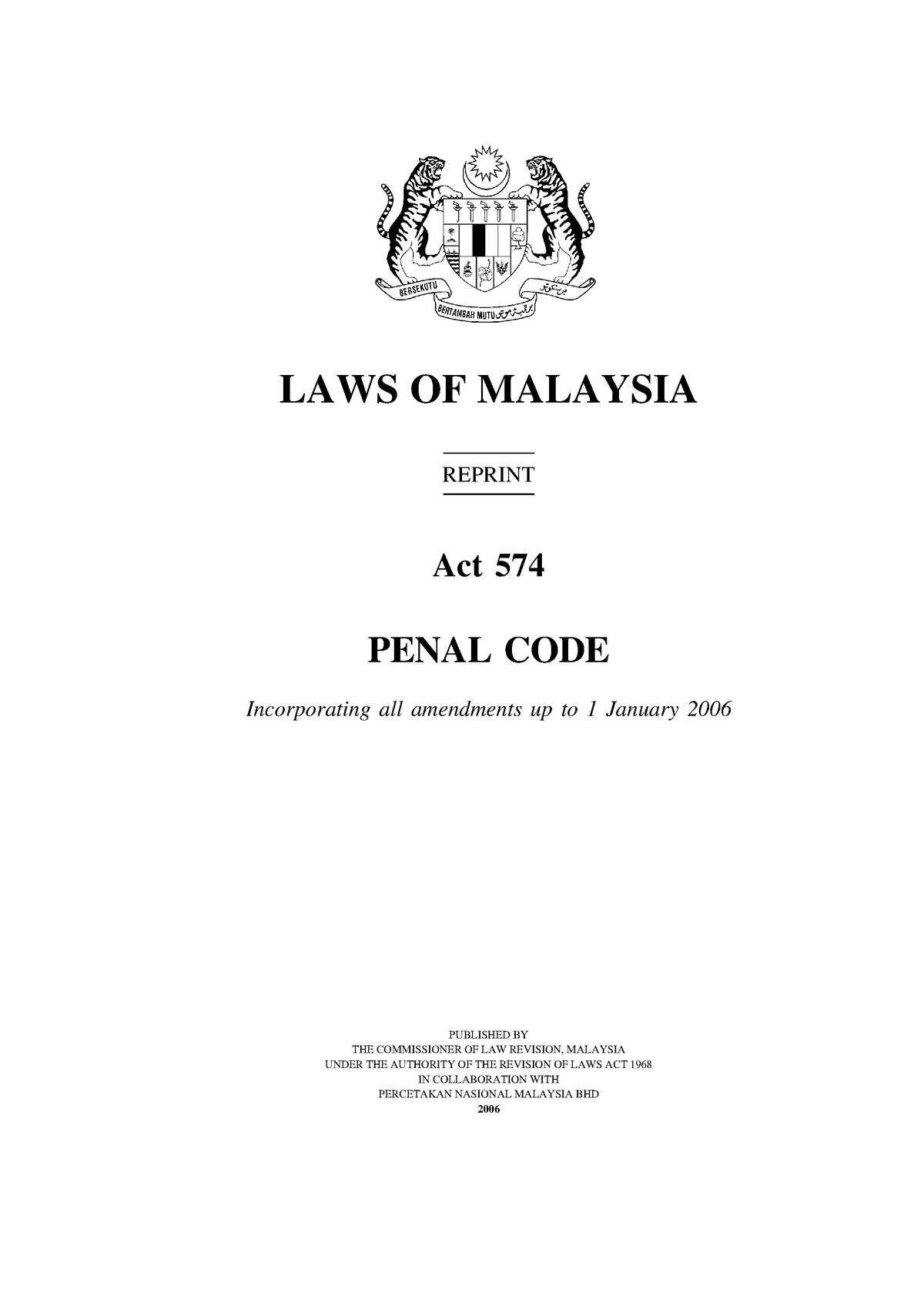 act-574-panel-code-malaysia-penal-code-1-laws-of-malaysia-reprint-act