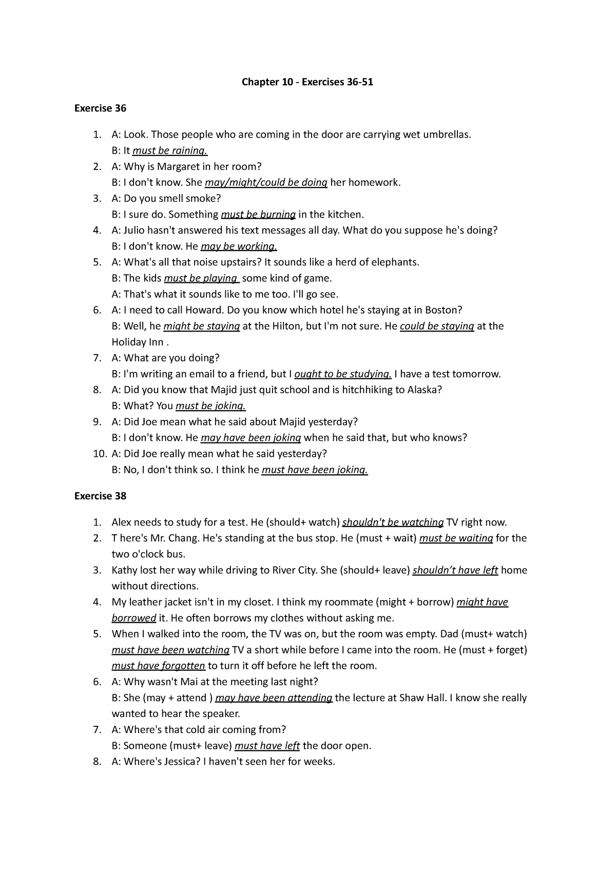 understanding-and-using-english-grammar-chapter-10-exercise-36-51