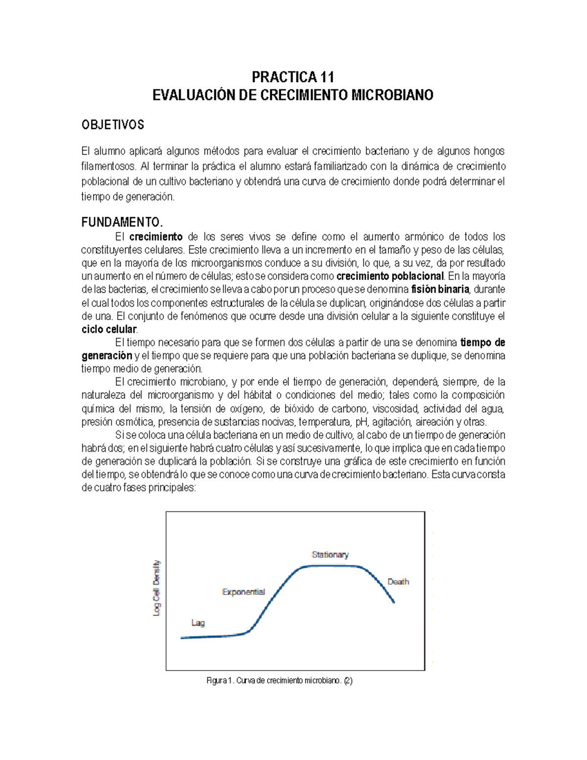 Practica Practica Evaluaci N De Crecimiento Microbiano