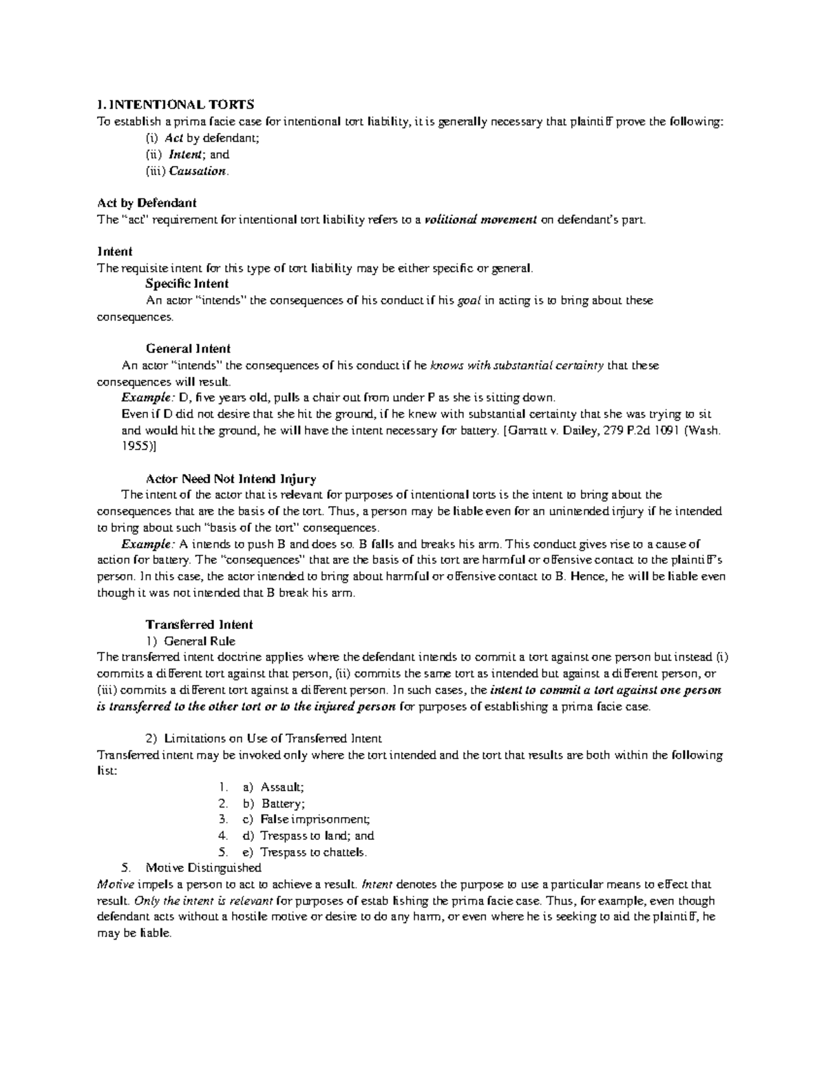 Barbri outline searchable - LAW 785 - Studocu