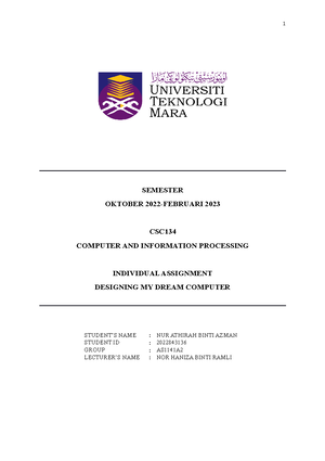 Csc134 Individual Assignment Csc 134 Individual Assignment 40 Word Processing Spreadsheet Csc134 Individual Assignment Csc 134 Individual Assignment 40 Word Processing Spreadsheet