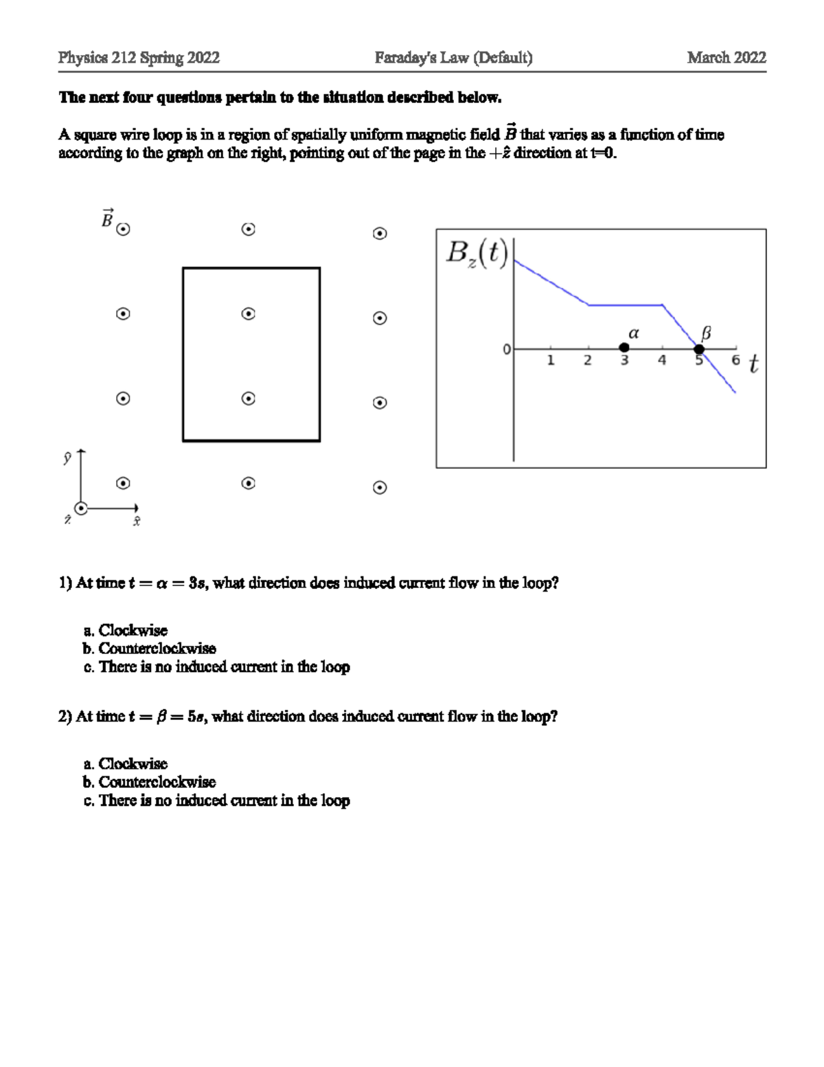 Faraday S Law Faraday S Law Phys 212 Studocu