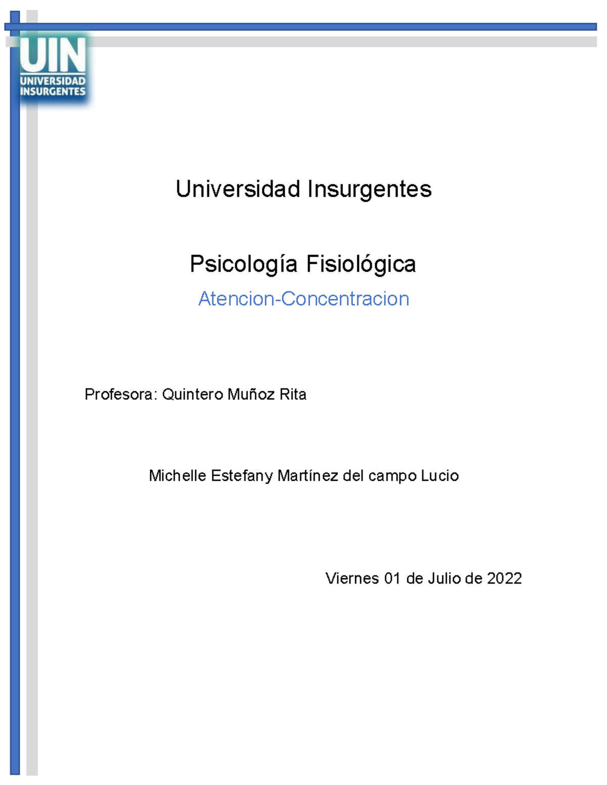 02 001067218 Memcl Atencion Concentracion - Universidad Insurgentes ...