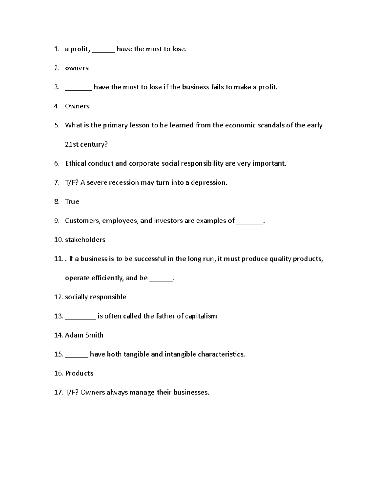 PHIL7 - This was an assignment with questions given week 7. - a profit ...