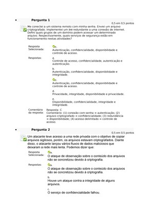 Questionario Unidade I - Estudos Disciplinares III - Pergunta 1 0,5 Em ...