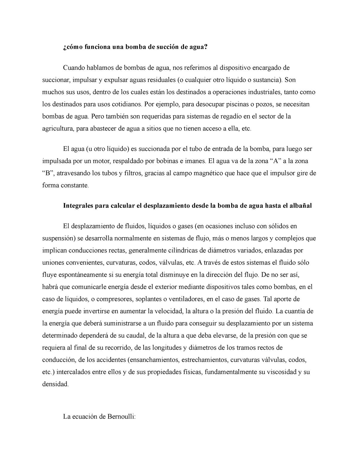 Cómo funciona una bomba de succión de agua - ¿cómo funciona una bomba ...