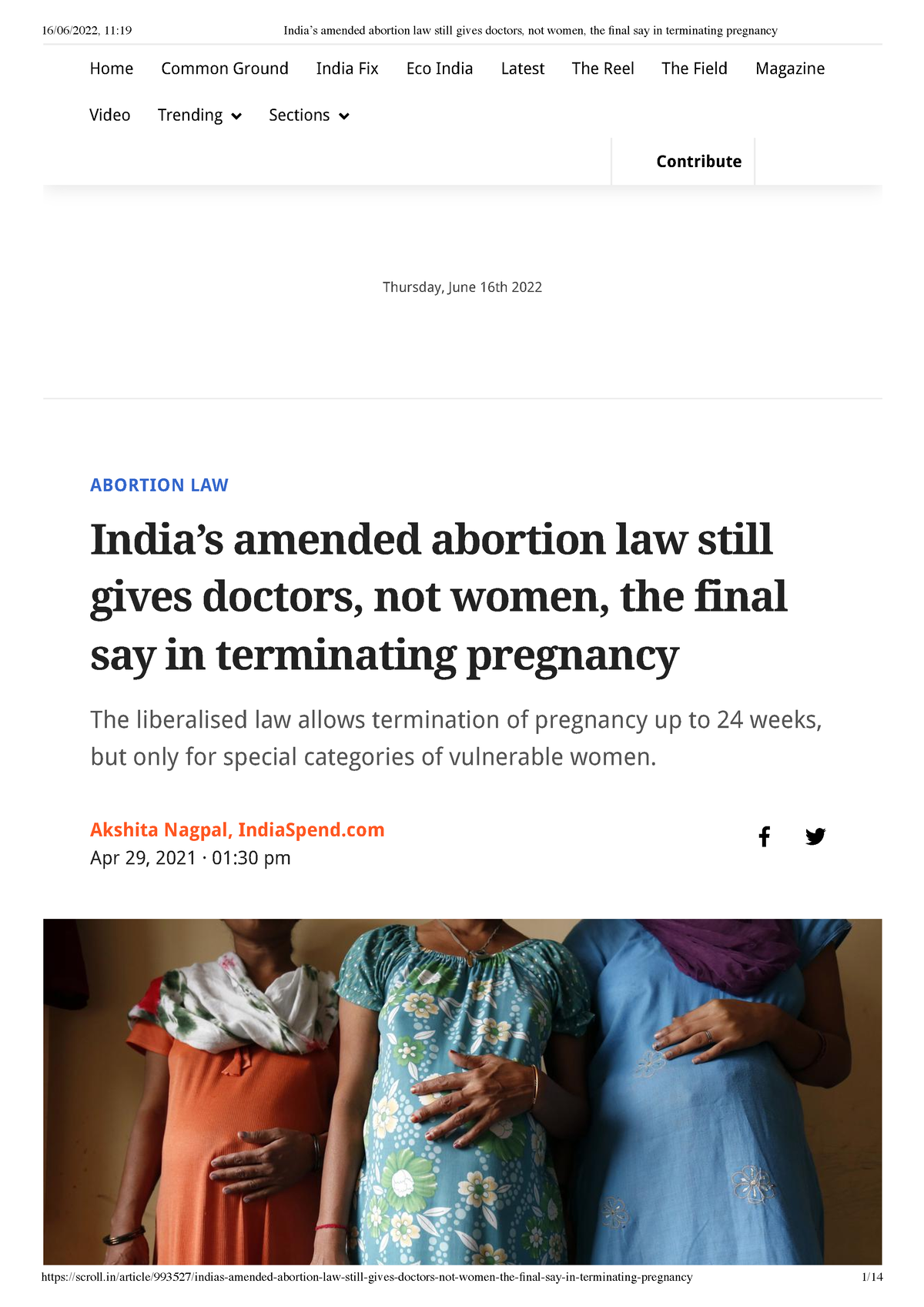 Abortion Law UNCSW - Support Scroll Contribute Now ABORTION LAW India’s ...