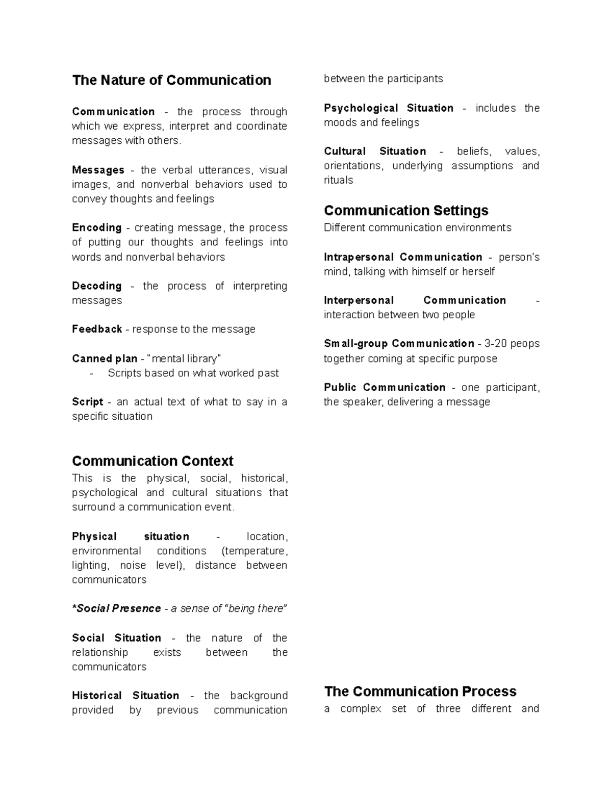 essay about the definition and nature of communication 300 words