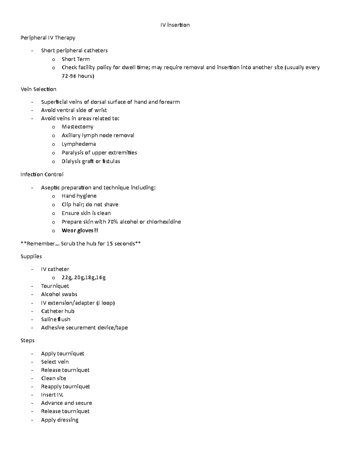 2236 IV insertion - Lisa Sheehan - IV insertion Peripheral IV Therapy ...