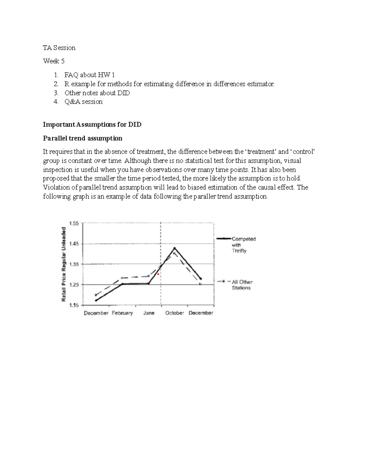 Ta Session Week 5 Brief Notes Ta Session Week 5 Faq About Hw 1 R