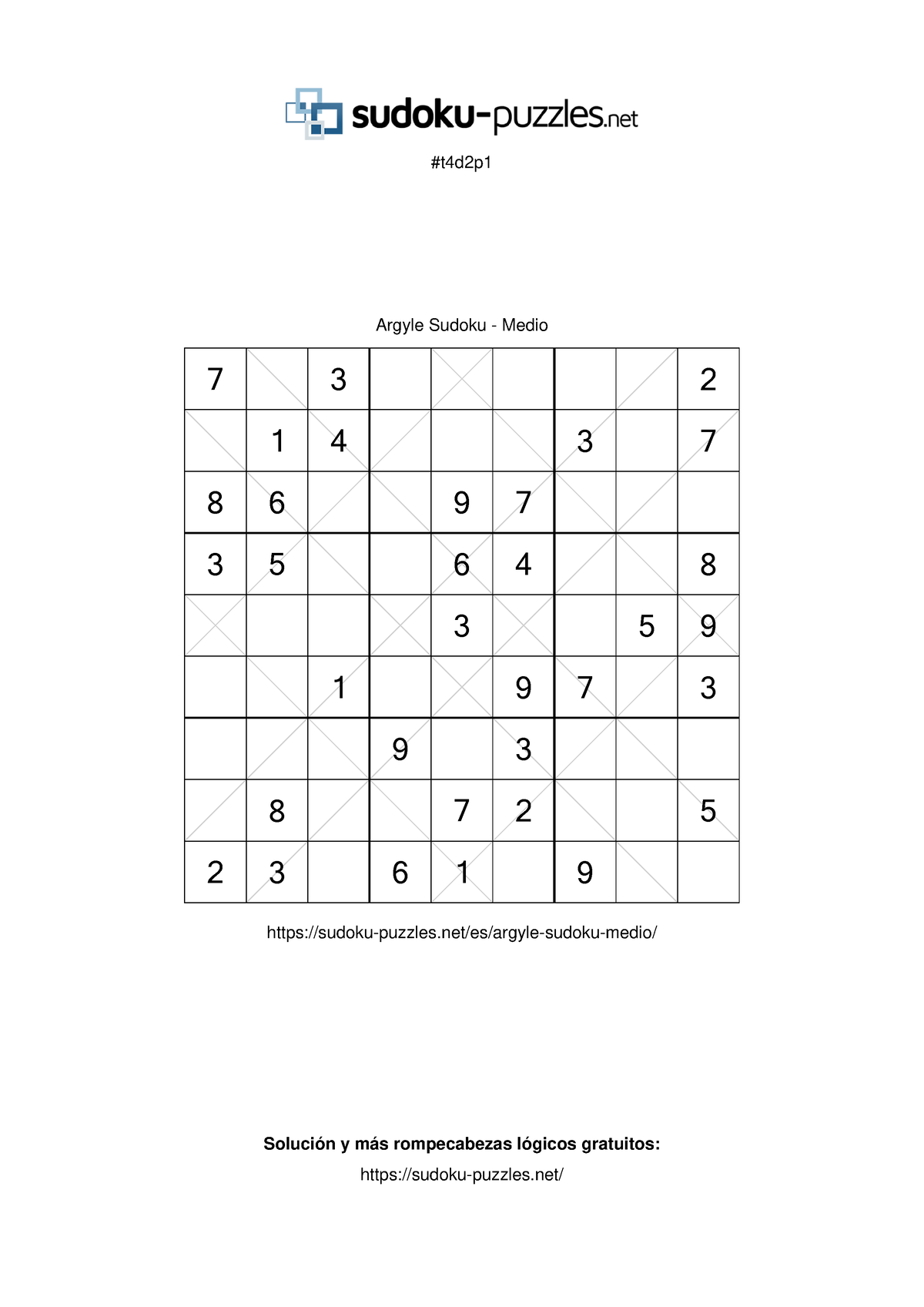 Argyle Sudoku - Médio 