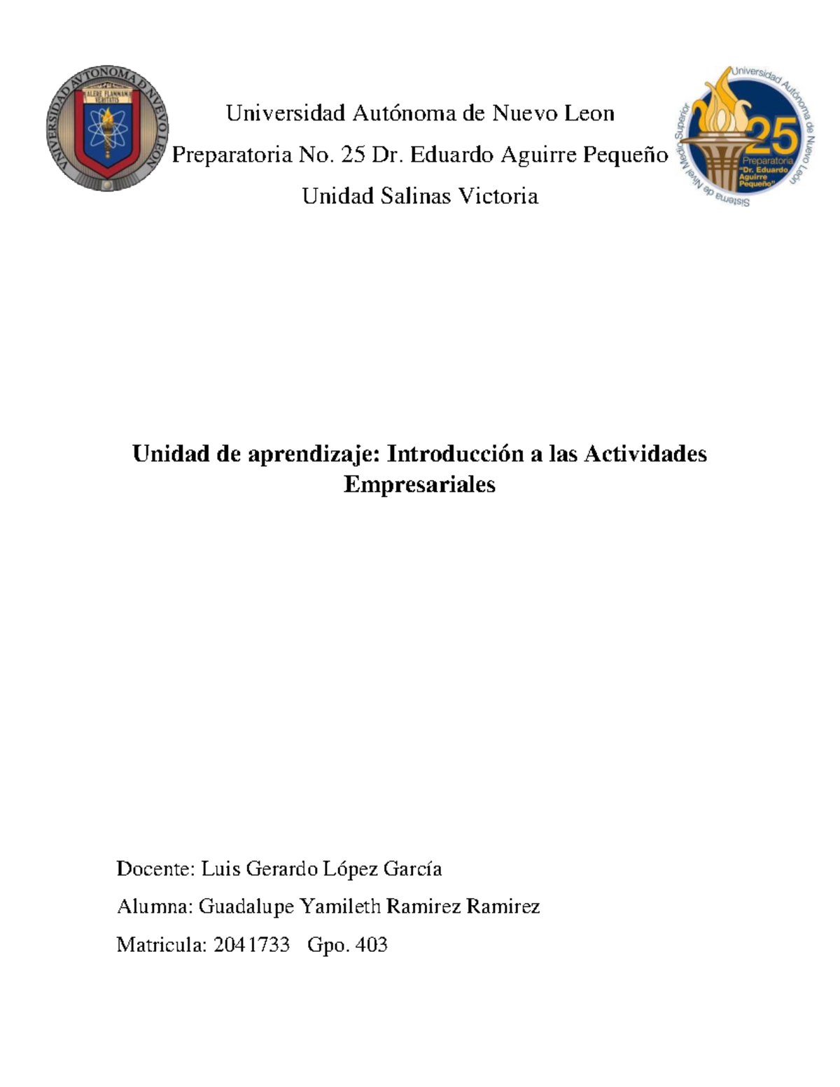 Act Req 2 E 1 - actividad de requisito 2 - Universidad Autónoma de ...