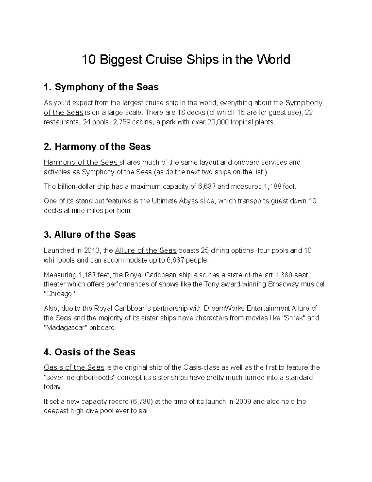 The Biggest Cruise Ships Ever Built: Length Revealed! - 2eo6mem