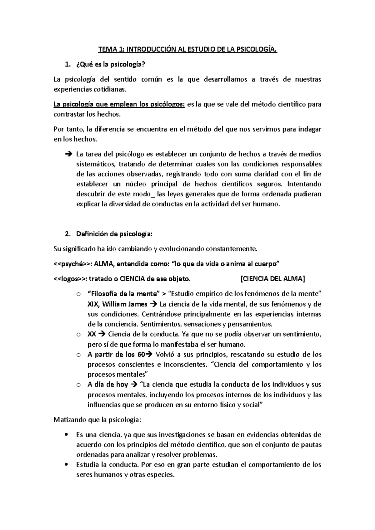 TEMA 1 Motivacion - Tema 1. - Psicología de la Motivación - TEMA 1 ...