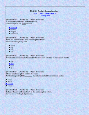 Fall 2022 ENG201 1 - Assignment No 2 - Business And Technical English ...