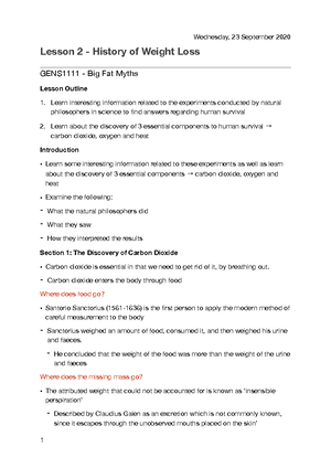 Lesson 3 - What is Fat (Atoms and Molecules) - Lesson 3 - What is Fat ...