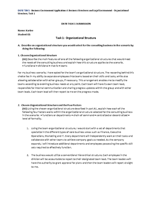 D078 Task 1 June 23 Revise D078 TEM1 Business Environment