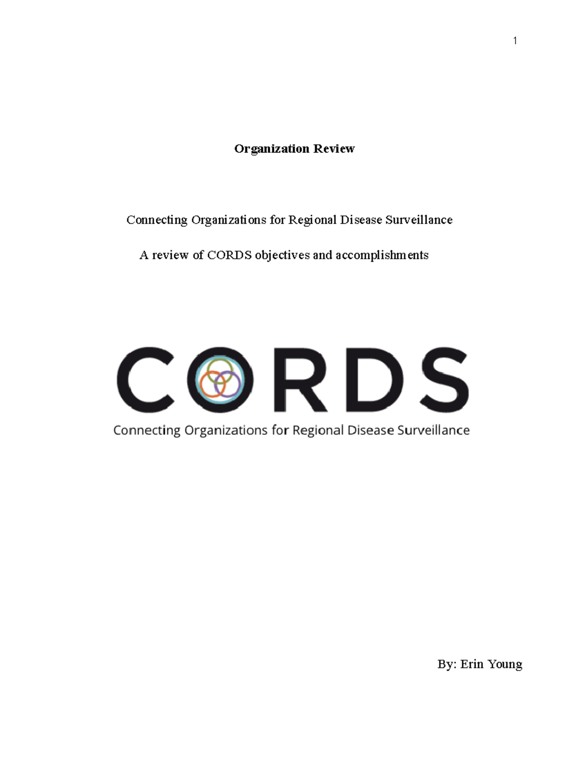 Organization Review (10 15)-3 - Organization Review Connecting ...