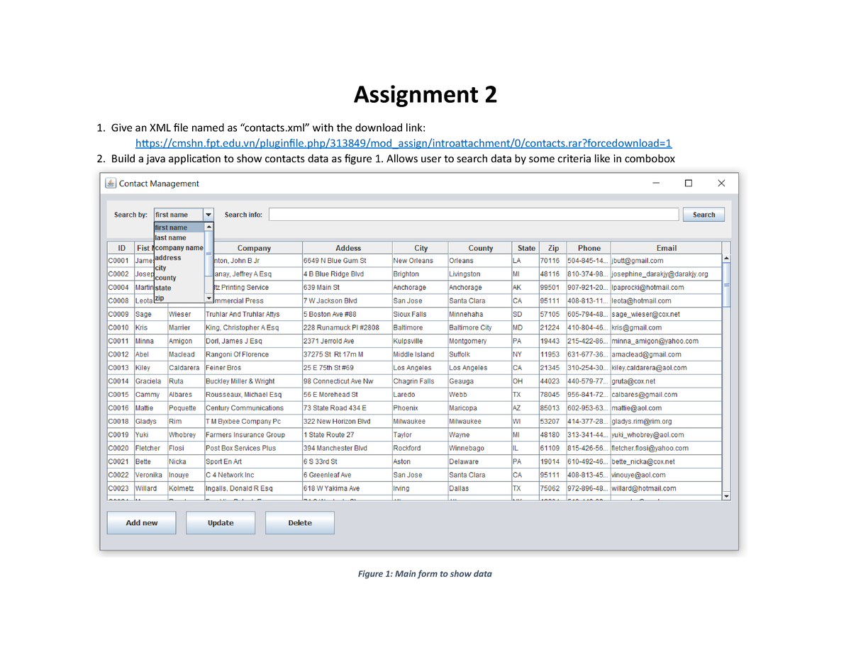 managing contacts assignment