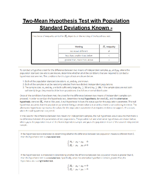 Calculator Hypothesis Testing - CALCULATOR HYPOTHESIS TESTING WITH ...