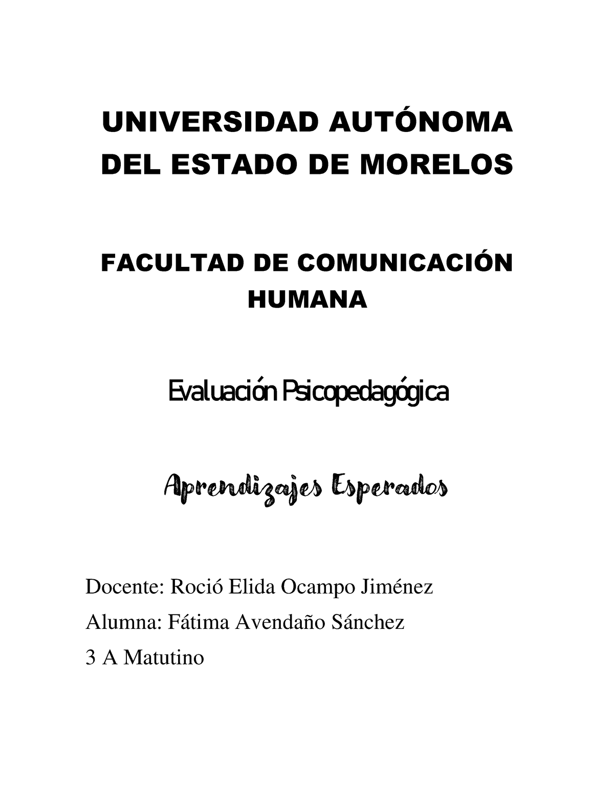 Dosificación De Aprendizajes Clave - UNIVERSIDAD AUT”NOMA DEL ESTADO DE ...