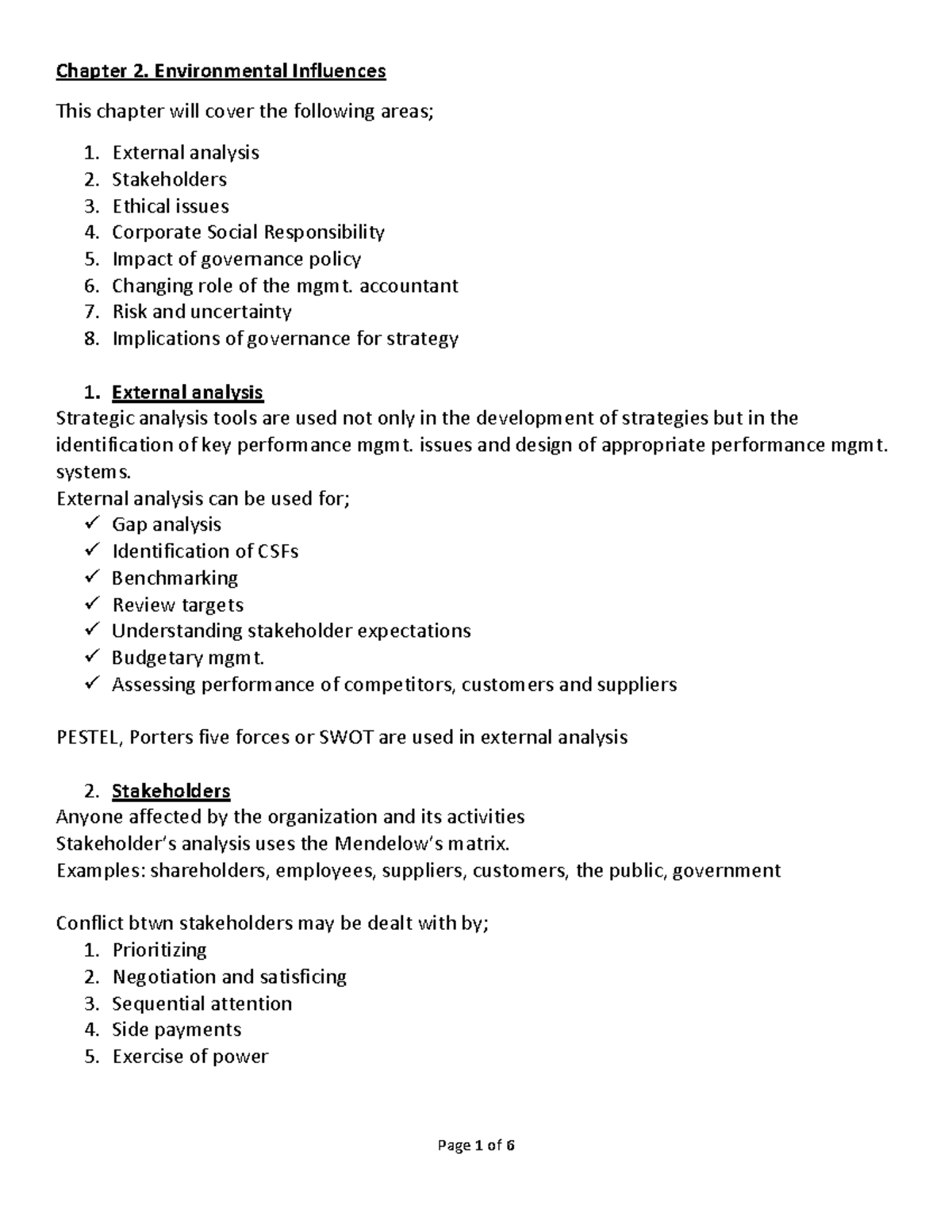 Chapter 2 Environmental Influences - Copy - Chapter 2. Environmental ...