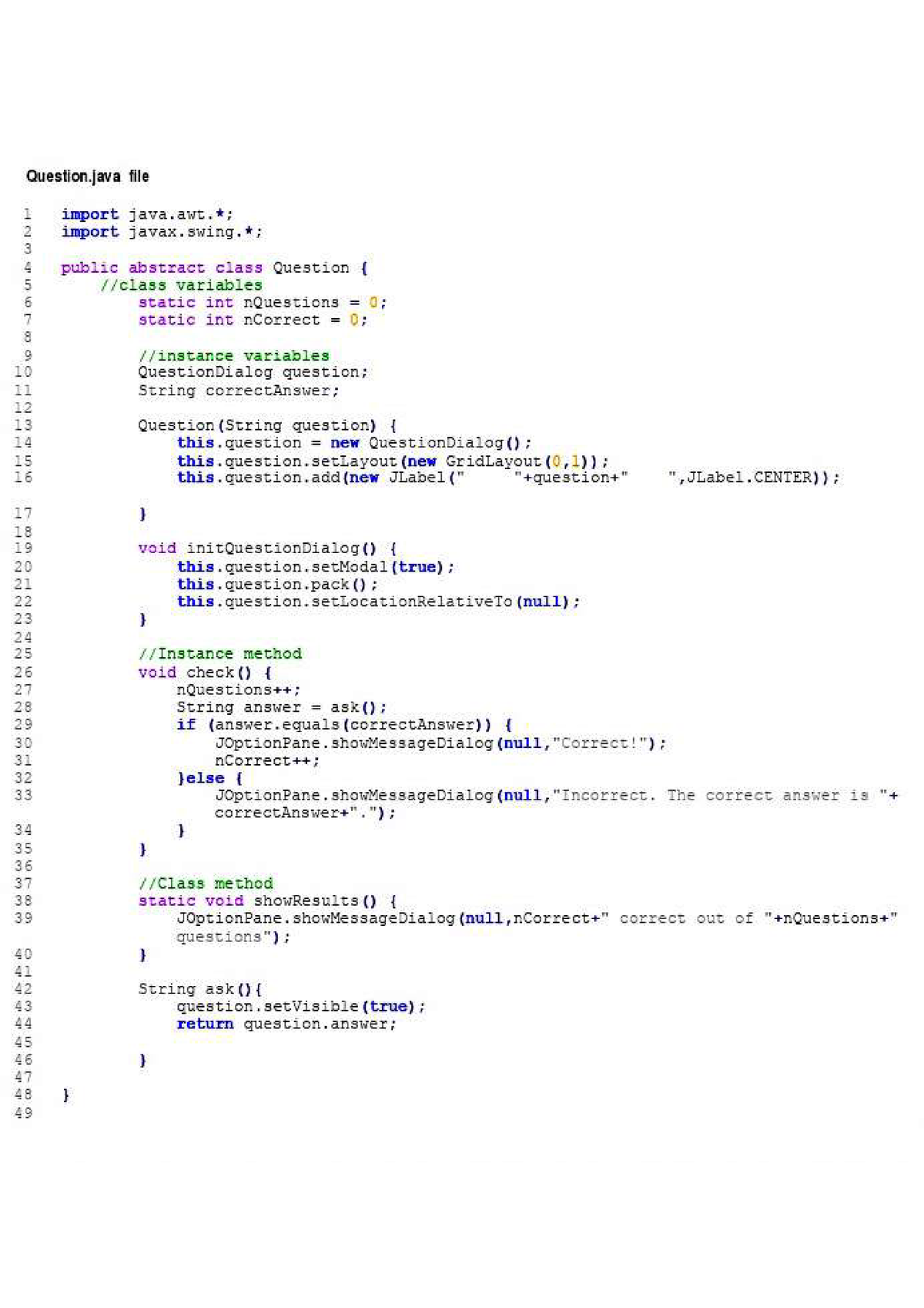 cs 1102 programming assignment unit 7