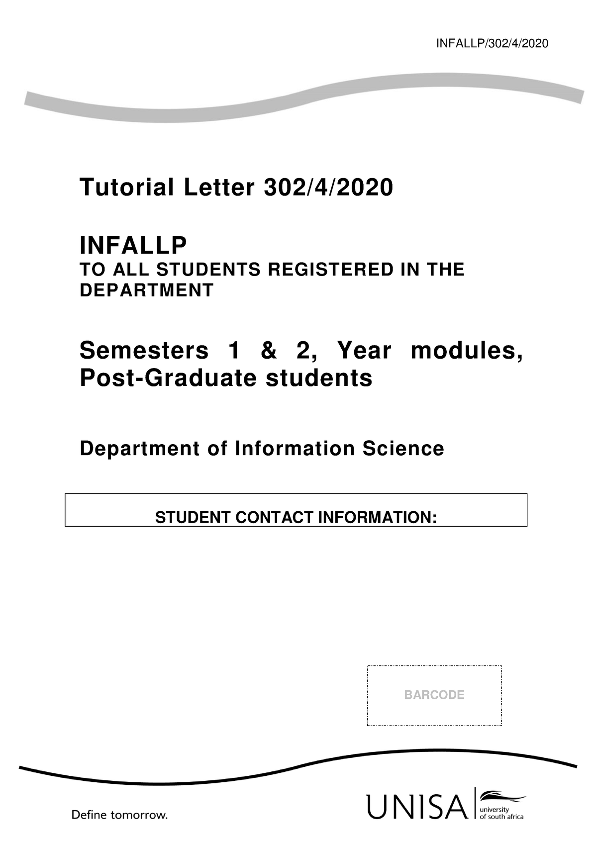 my unisa assignments and examination