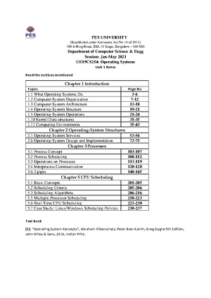 OS Unit 5 - OPERATING SYSTEM MANAGEMENT AND SECURITY - opualingmg ...