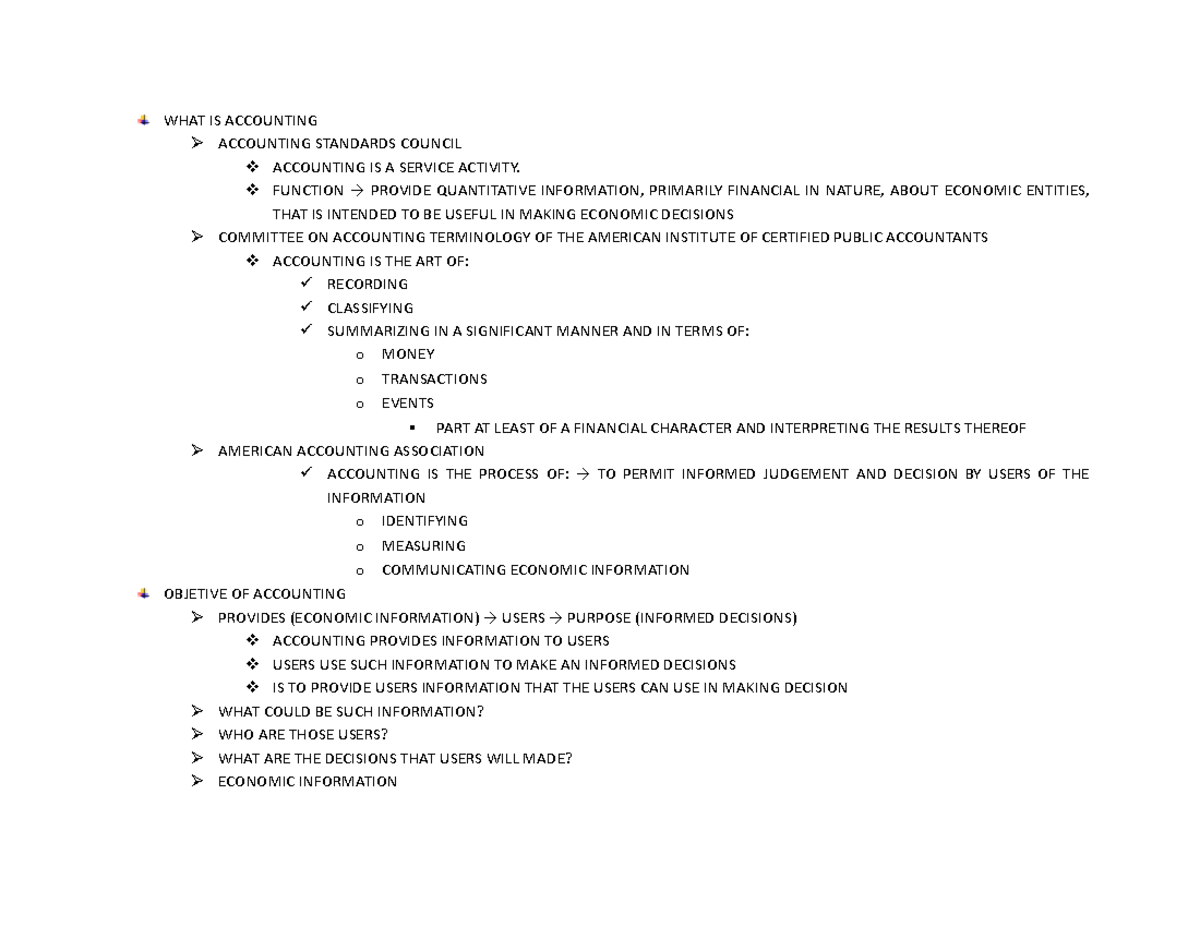 CFAS Lecture 1 - Conceptual Frameworks Lesson 1 Notes - WHAT IS ...