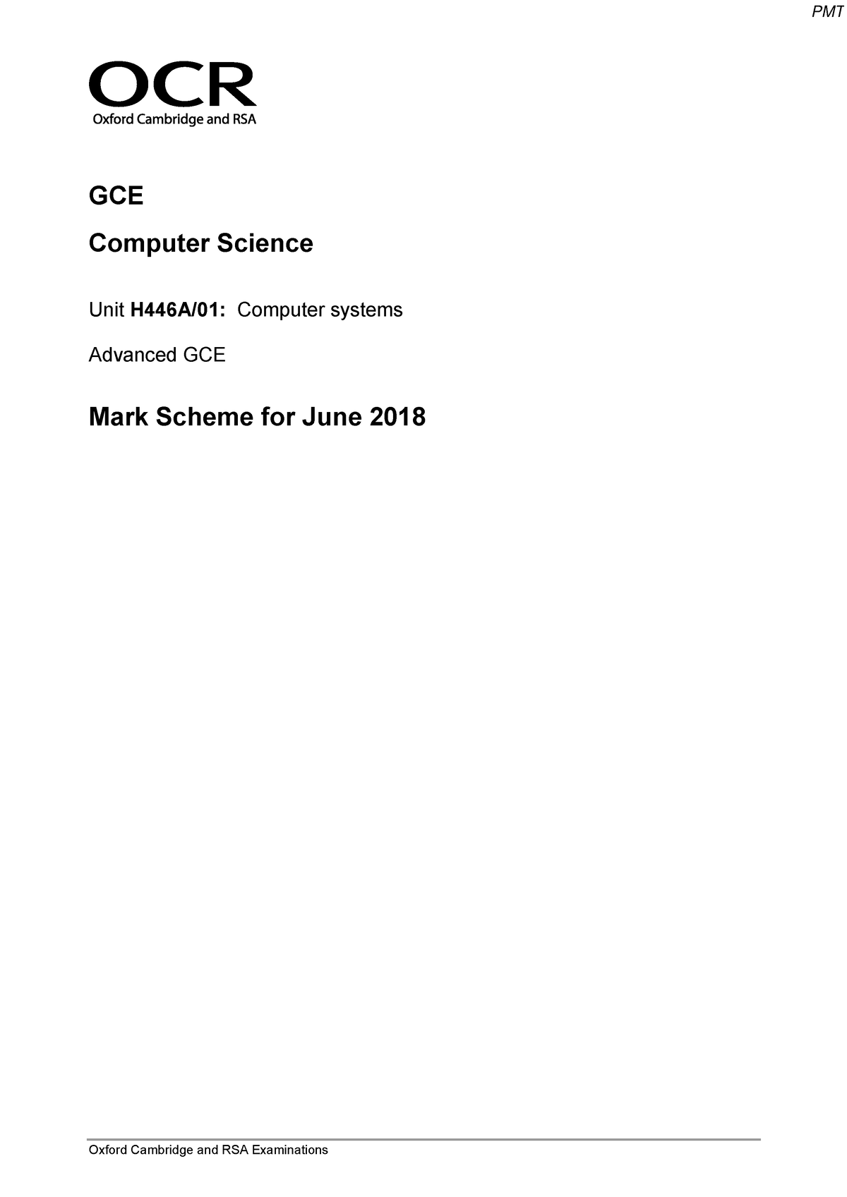 ocr computer science coursework deadline