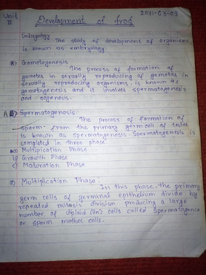 Detailednotes - Notes for BIO 302 - Chapter 17: 