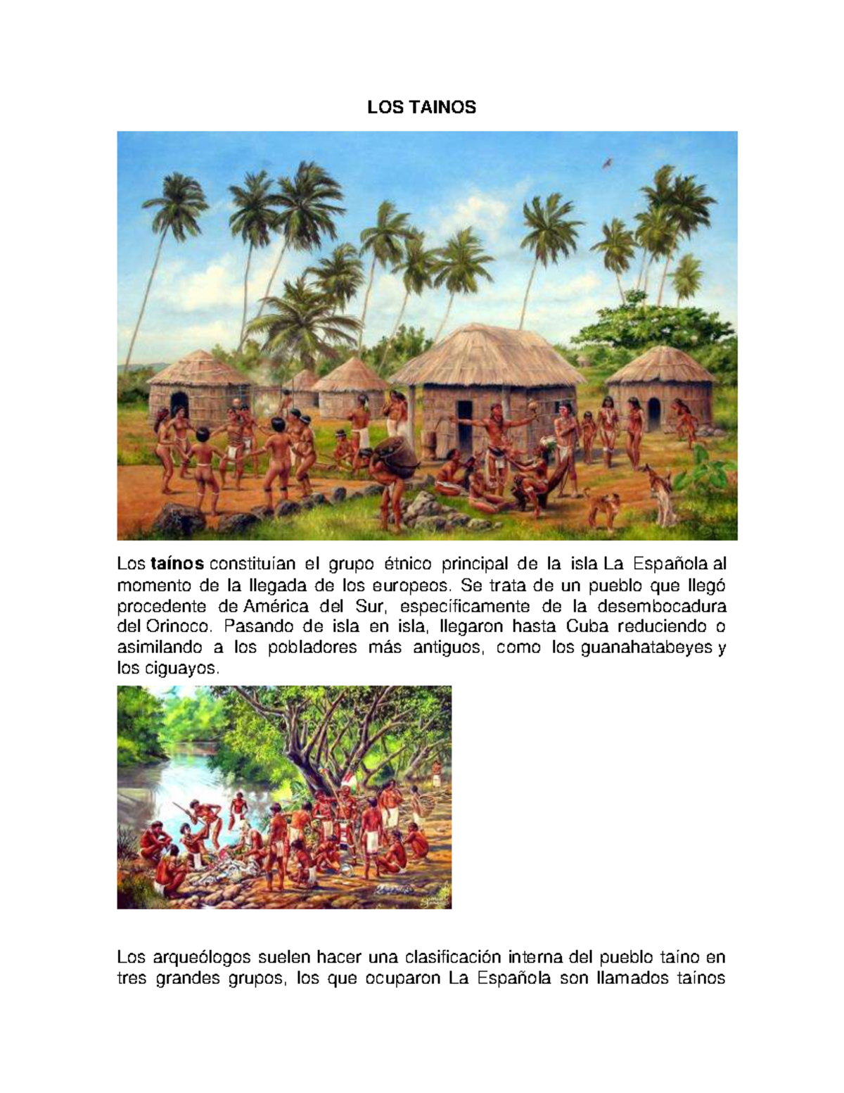 De Donde Son Originarios Los Indios Tainos at Shawn Peter blog