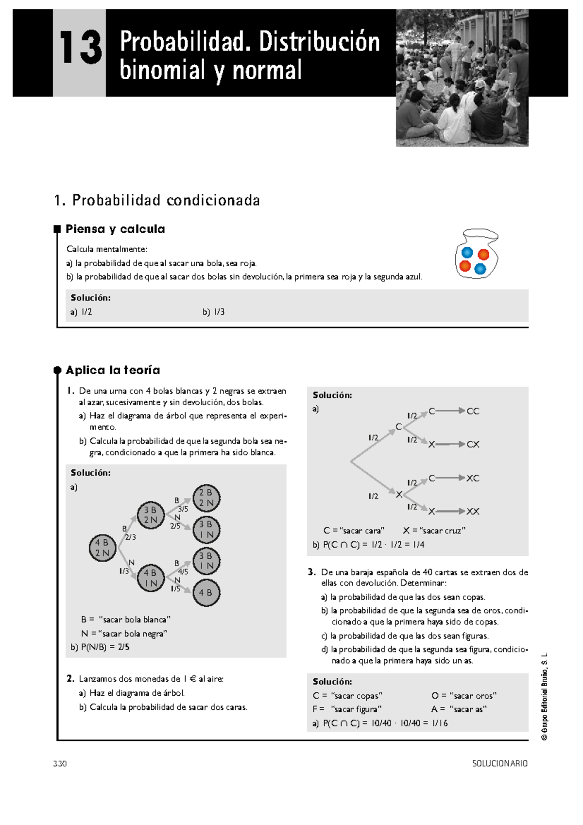 Prob Binomial Y Normal Una Serie De Ejercicios Para Practicar 330 