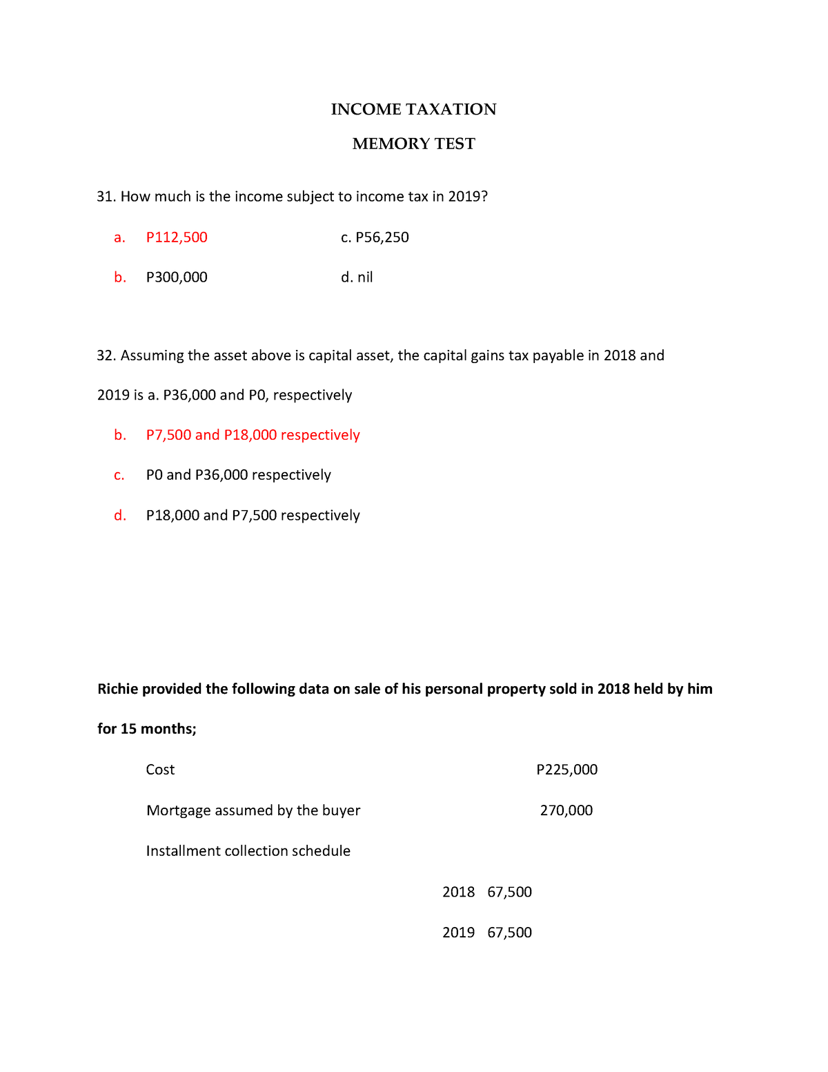 income-taxation-final-exam-part-2-income-taxation-memory-test-31